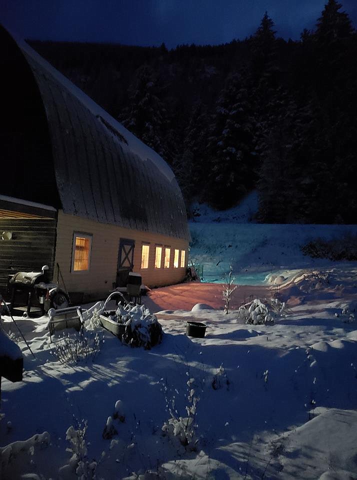 Photo by SANDY STEINHAGEN
Sometimes the best way to enjoy winter is inside am old barn that has been turned into a house.