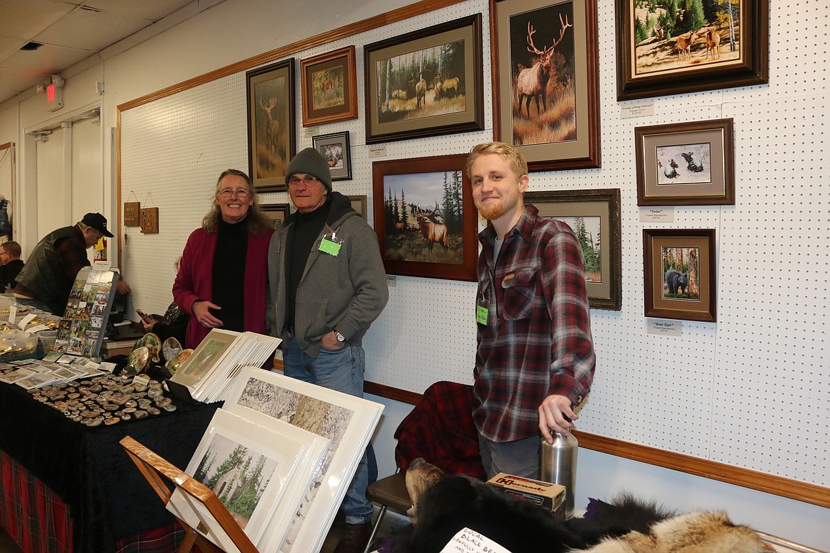 Photo by MANDI BATEMAN
The local vendors were happy to see the amount of people attending the Gun &amp; Horn show this year.