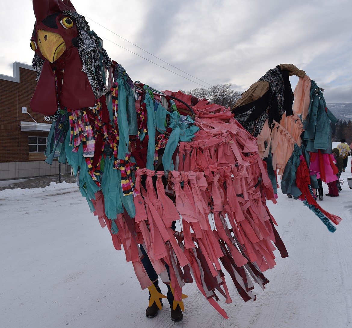 JASON MOORE, a publicist for the Chinese New Year Parade last Saturday in Hot Springs, had the honor of being &quot;The Rooster&quot; during the event. No rotten eggs laid here.