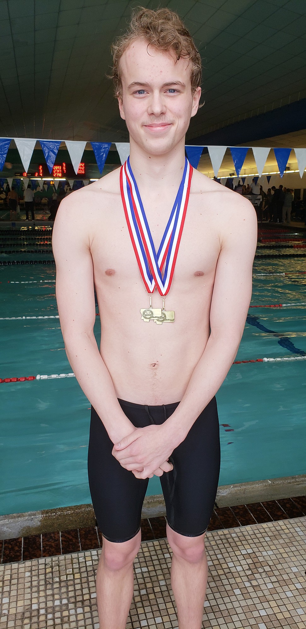 Bulldog swimmer Preston Ring remained undefeated during the season.