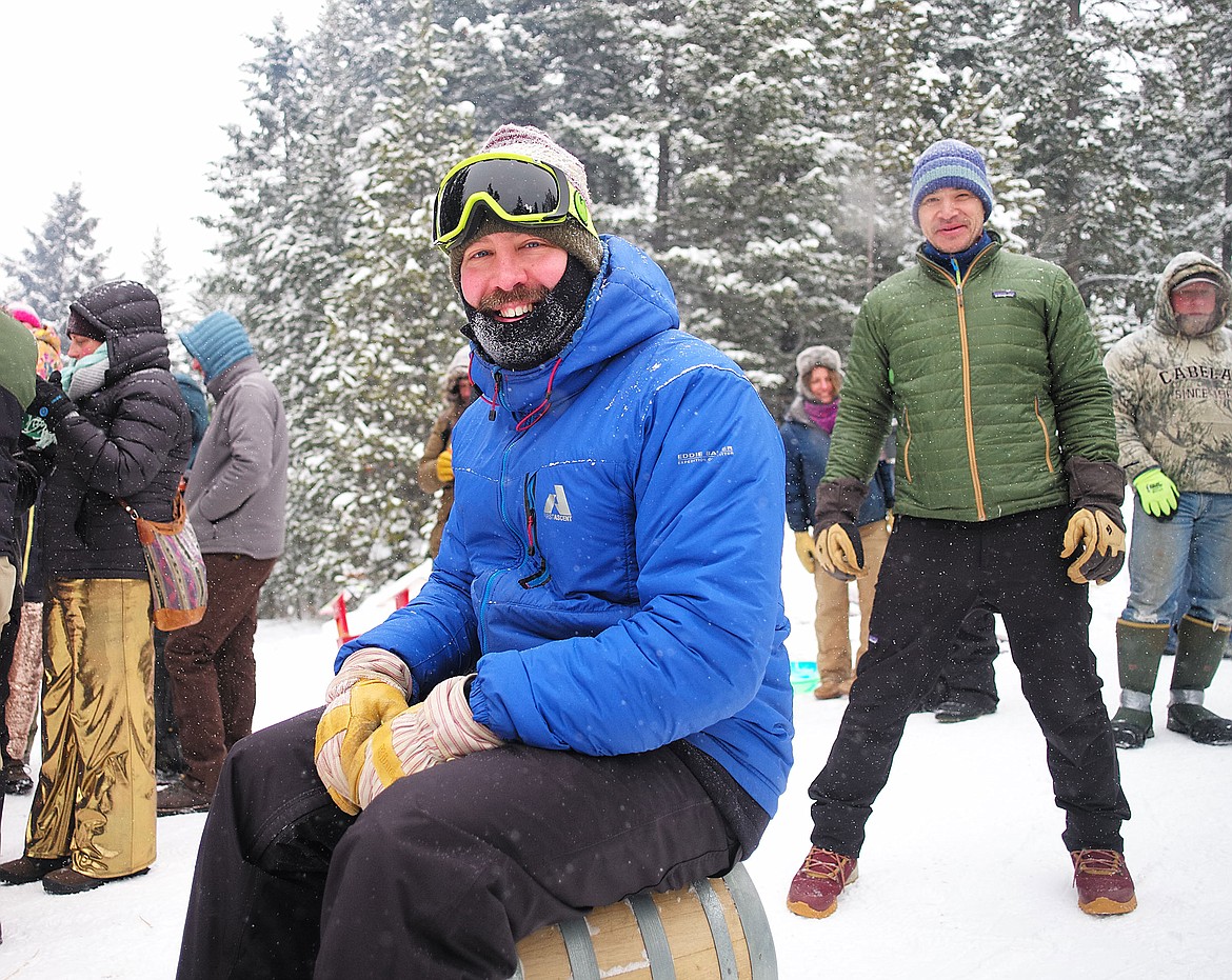 Pat Catellino and Nic Lee of Glacier Distilling are ready to race.