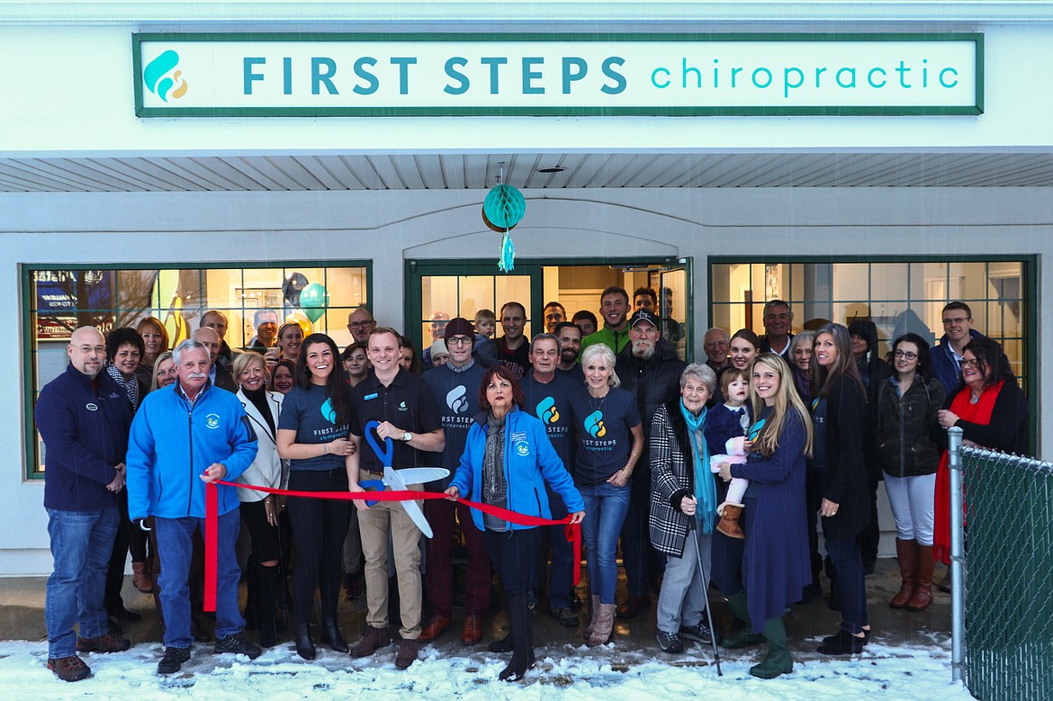 The Coeur d&#146;Alene Chamber of Commerce celebrated a ribbon cutting with First Steps Chiropractic, 8836 N. Hess St., Suite E, Hayden.