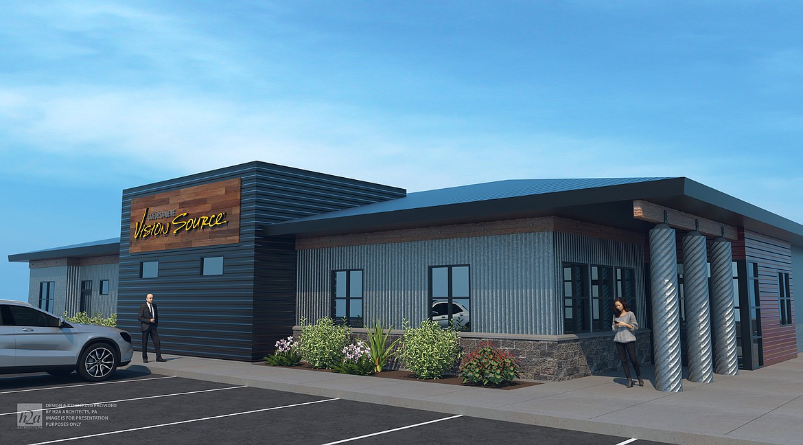 Rendering courtesy of Vision Source
Vision Source plans to break ground in March on a $1 million, 4,800-square-foot facility on Schreiber Way in Coeur d&#146;Alene south of Kathleen Avenue next to Ginno Construction. Completion is expected in August or September.