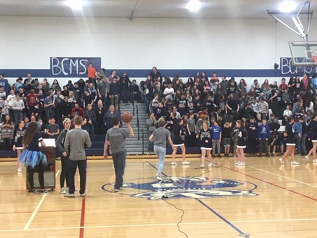 (Courtesy Photo)
Student led Pep Assembly at BCMS.
