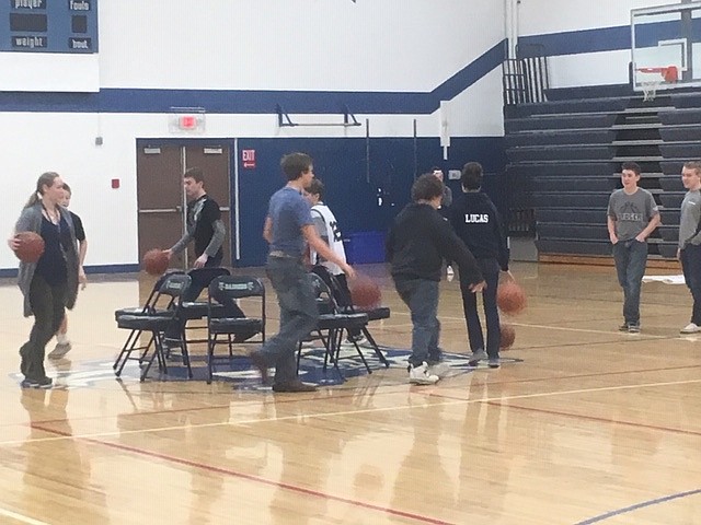 (Courtesy Photo)
The pep assembly featured games such as musical chairs.