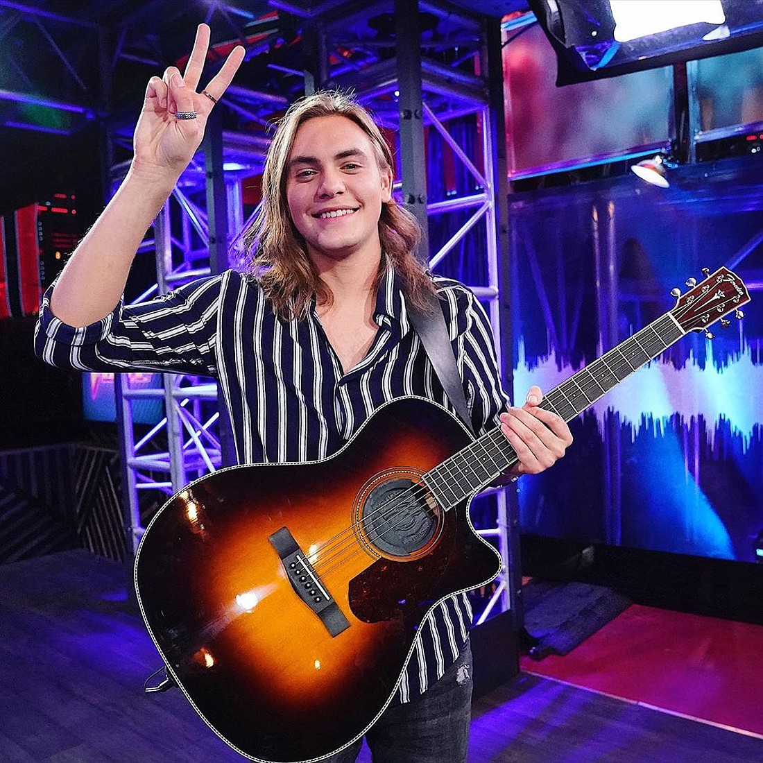 Courtesy of NBC
Jacob Maxwell, 20, from Coeur d&#146;Alene, poses for a photo while on NBC TV&#146;s &#147;The Voice.&#148;