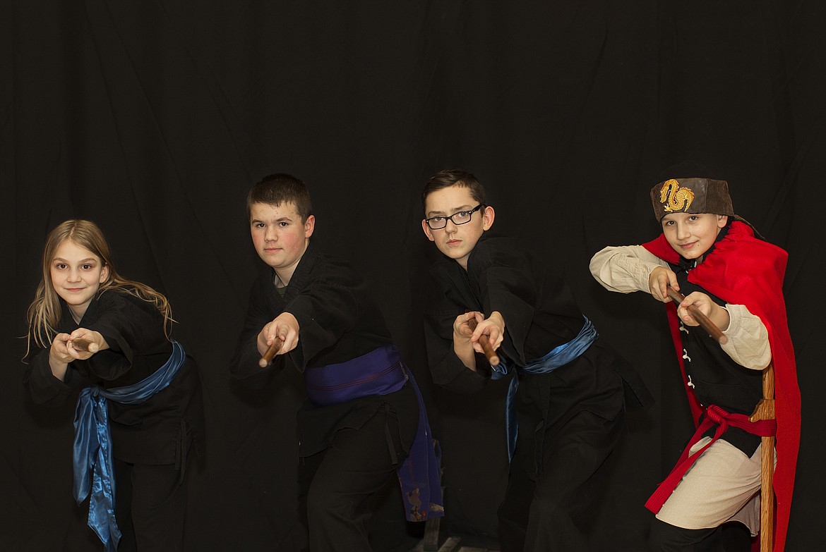 In the Kalispell Middle School&#146;s production of &#147;Mulan, Jr.&#148; the role of Yao is played by Josh Edelen; Qian Po, Nathan Wilhelm; Ling, Bauer Hollman; and Captain Shang, Ben Moore.
