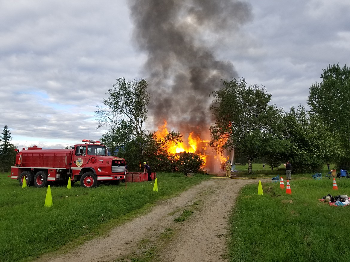 Photo by MANDI BATEMAN
Firefighters are at an increased risk for cancer when exposed to the smoke from fires.