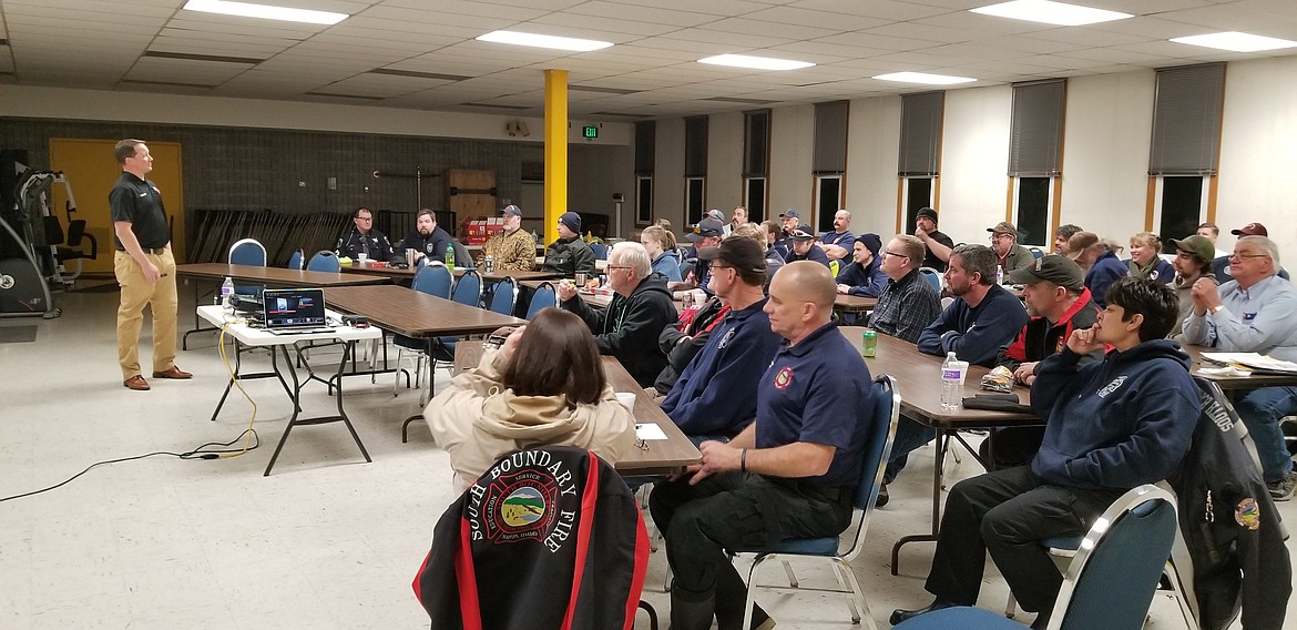 Photo by MANDI BATEMAN
A strong turnout of firefighters and first responders came to class to learn how to be safer while on the job.