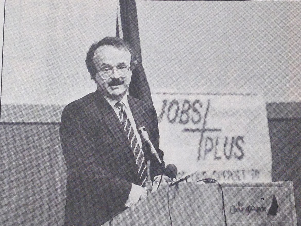 During the 1987 drive to raise funds for an economic development program, Dennis Wheeler, then president of Coeur d&#146;Alene Mines, boldly predicted Jobs Plus would out-recruit Spokane.  (PRESS/file)