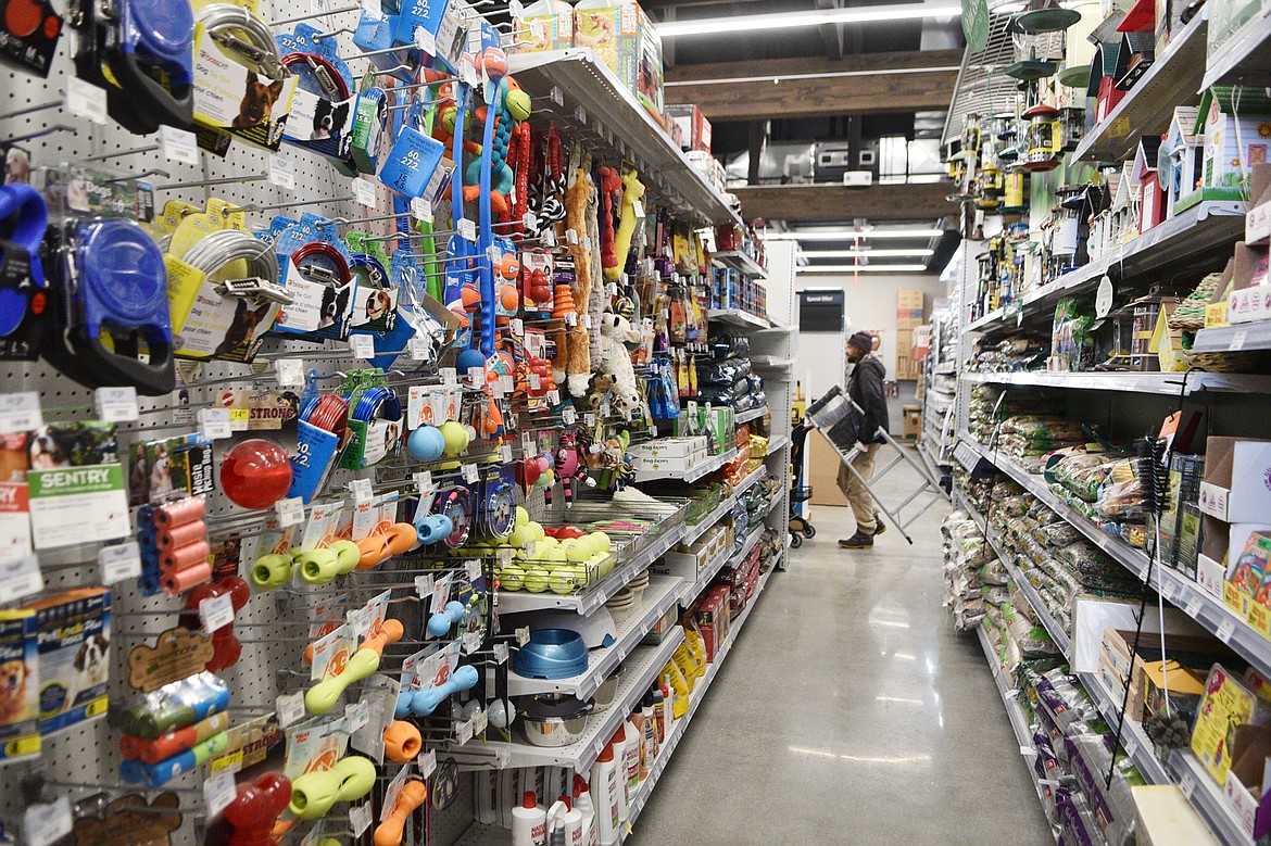 The new Nelson&#146;s Ace Hardware store on U.S. Highway 93 has expanded its offerings to include pet supplies and an entire row devoted to wild birds. (Heidi Desch/Whitefish Pilot)