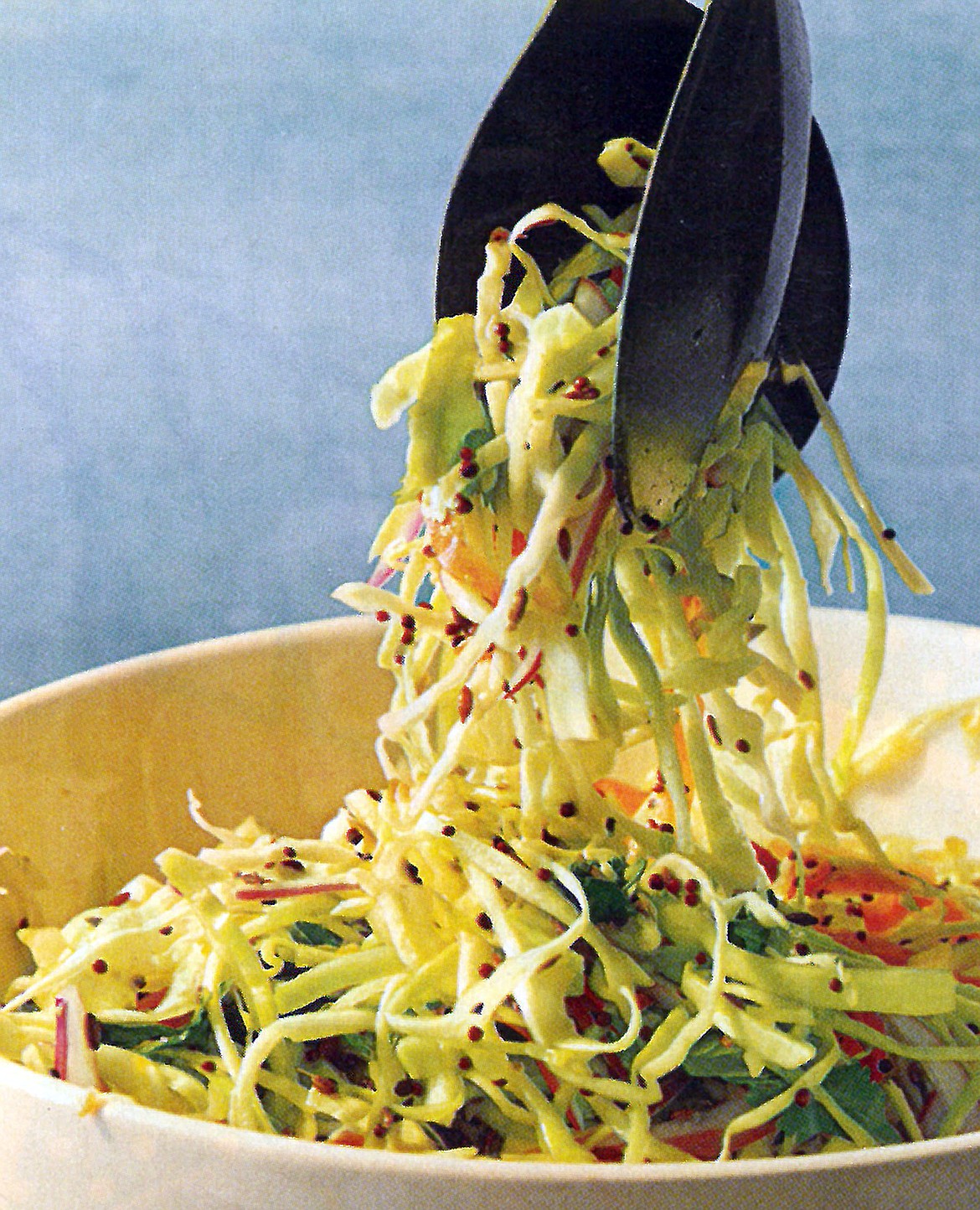 Carrots add a bright taste and color option for a tangy winter slaw.