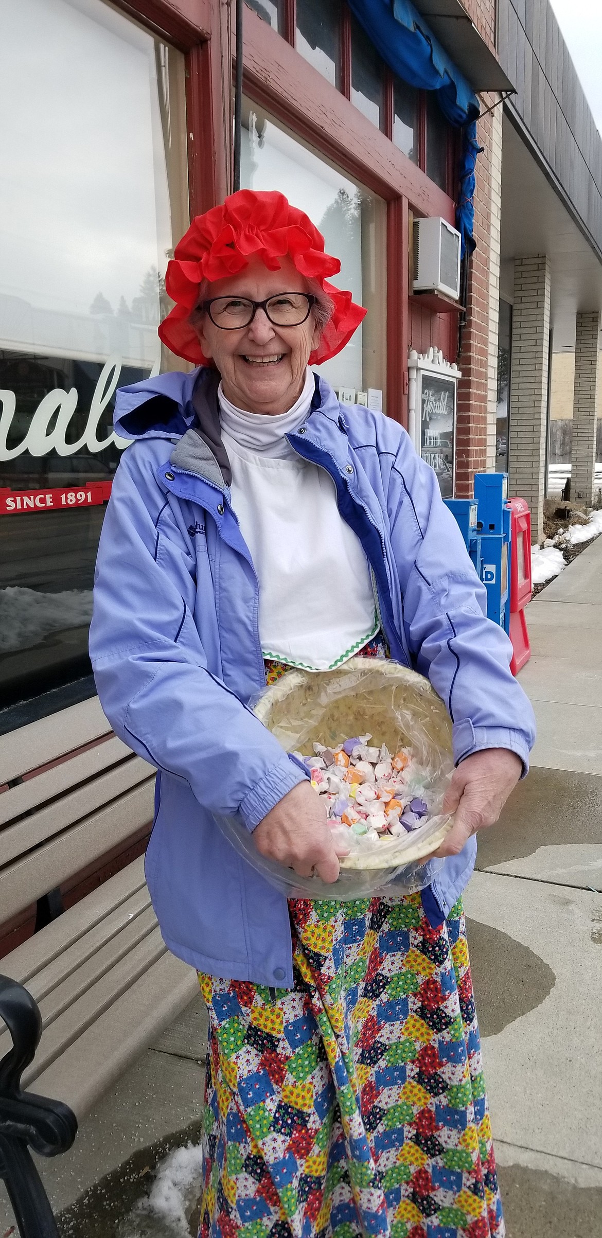 Photo by MANDI BATEMAN
A favorite of the students was the confectionary with her bowl of candy.