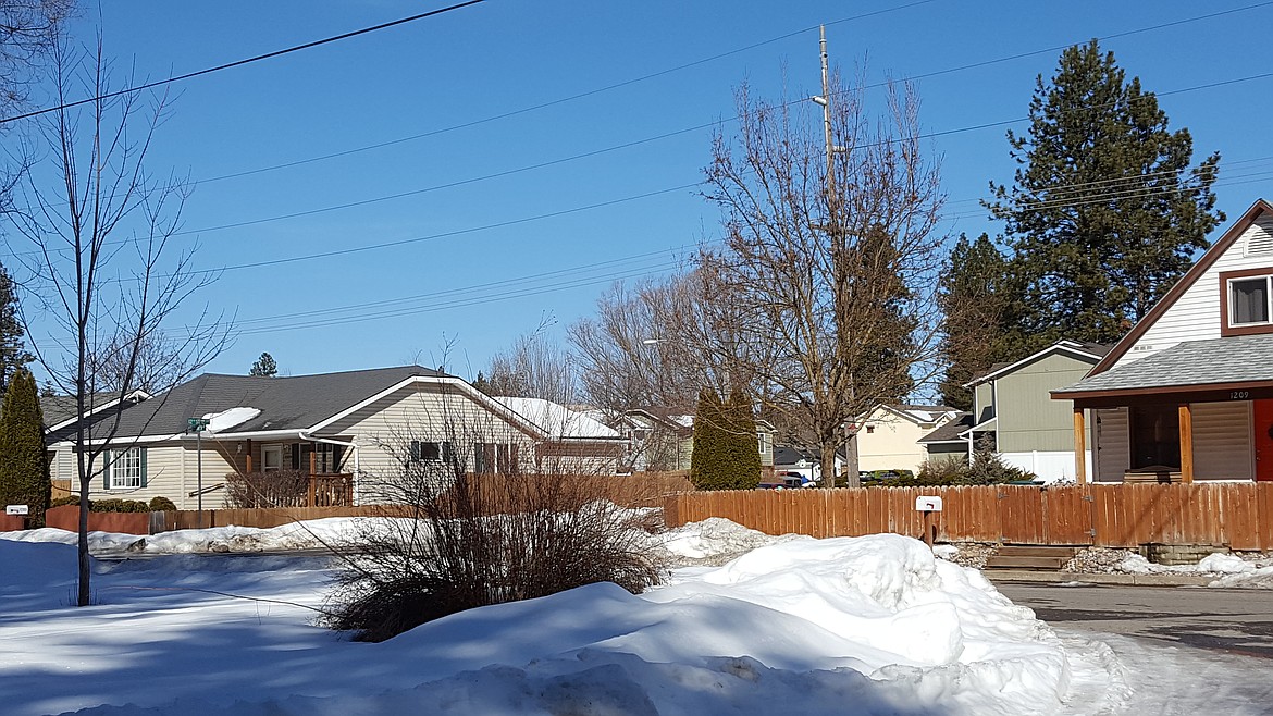 A neighborhood just north of Best Avenue in Coeur d&#146;Alene.