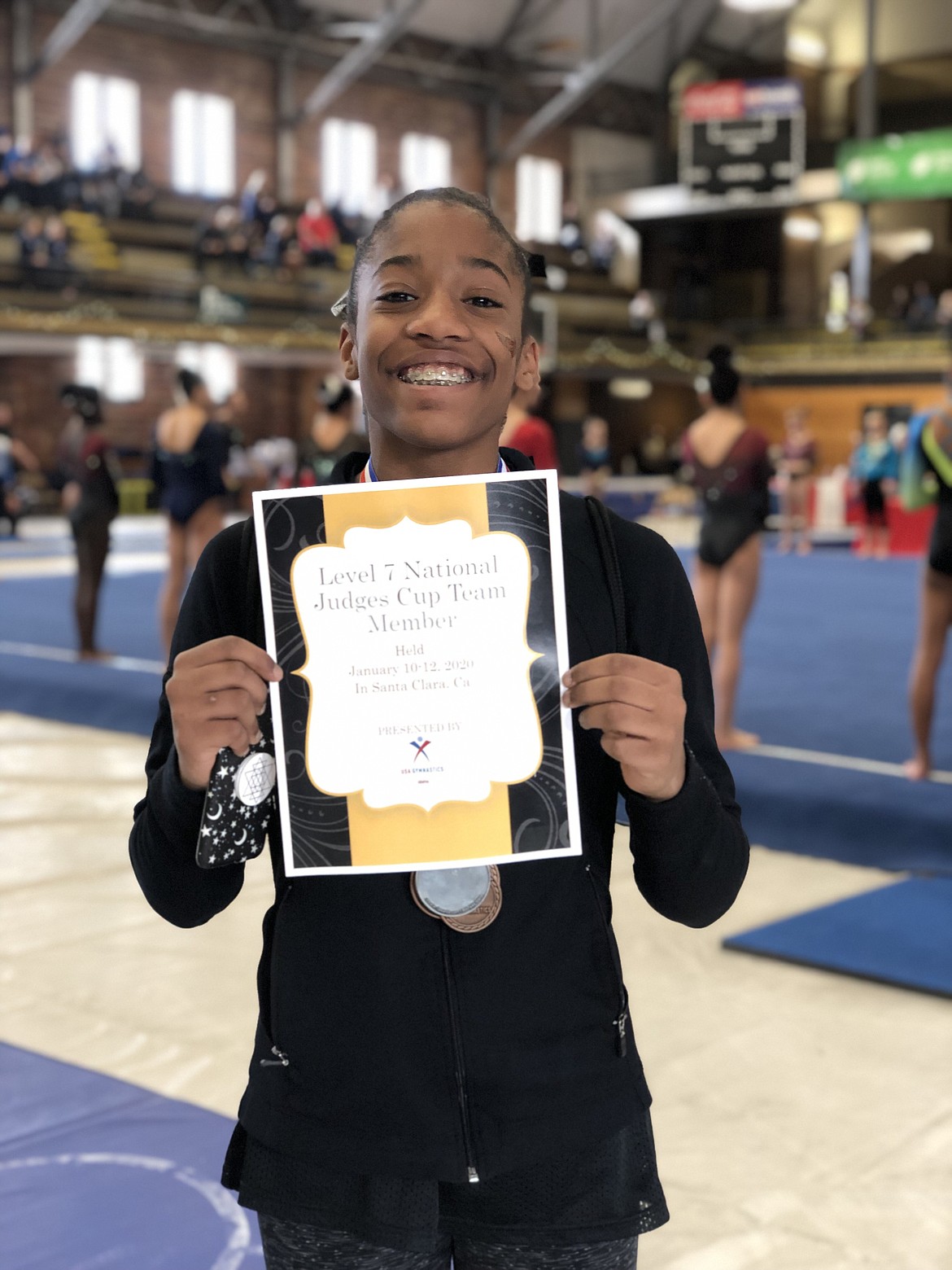 Courtesy photo
Avant Coeur Gymnastics Level 7 CC Bullock was 5th at the state Junior Olympic meet in Moscow. She will represent Idaho in Santa Clara, Calif., in January 2020 at the National Judges Cup.