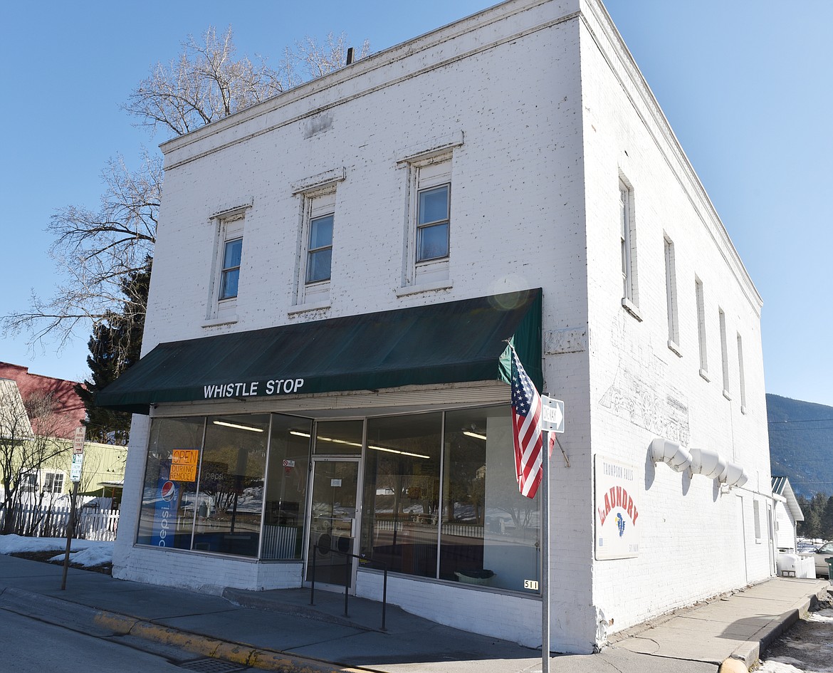 THOMPSON FALLS Laundry takes its place among the several Main Street businesses being renovated in downtown Thompson Falls. (Carolyn Hidy photos/Clark Fork Valley Press)