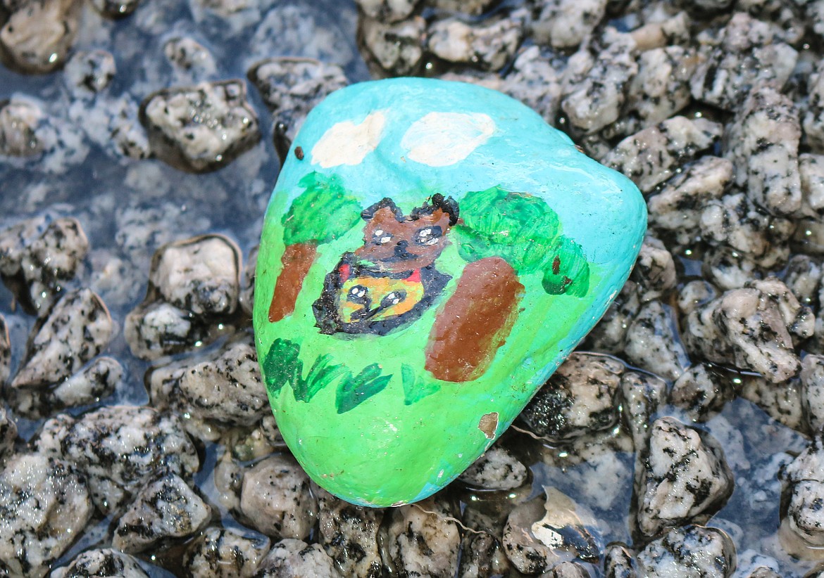 Photo by MANDI BATEMAN
One of the rocks in the 2017 Legacy Project rock garden.
