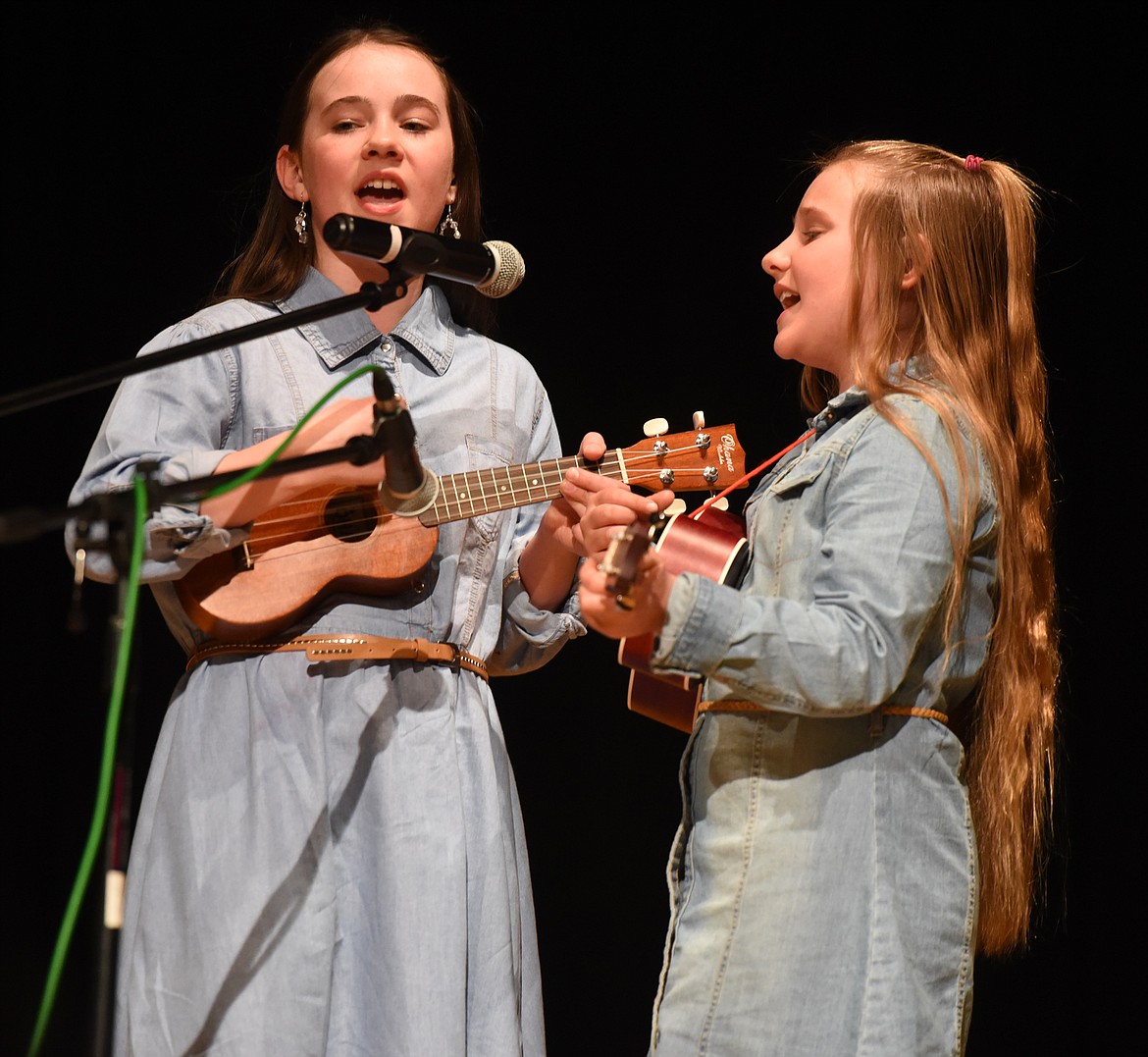 SINGING SISTERS Amelia and Anna Cronk teamed for second place in the Junior division at Mission Valley Has Talent. &#147; They performed &#147;Grandpa (Tell Me &#145;Bout the Good Old Days).&#148;