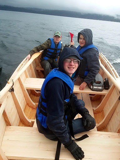 Courtesy photo
Since we researched and designed the boat ourselves instead of working off plans, we weren&#146;t sure how it would ride in the water. We were all pleasantly surprised at how high it floated. I&#146;m pretty sure we&#146;ll be able to fit a half dozen Trailmen and at least a few hundred pounds of fish in it.