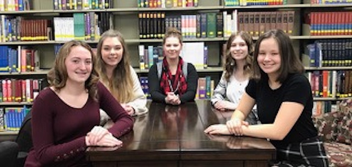 (Courtesy photo)
Natalie Randolph, Adrie Minish, Kara Slater, and Alaina Guevarra of Priest River, have been selected to attend American Legion Auxiliary Idaho.