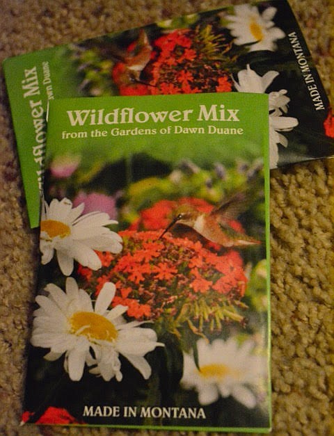 A seed saver, Dawn Duane has saved enough of her seeds to make 200 packets of her own wildflower mix. They are available at the show.