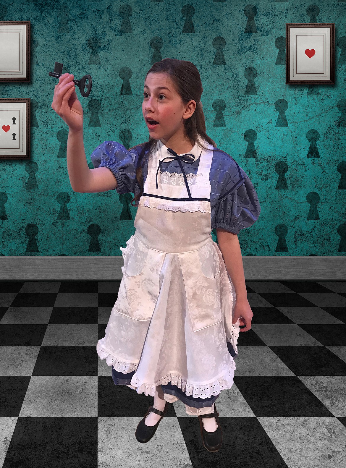 Simma Lefcourt plays Alice in Whitefish Theatre Co.&#146;s production of &#147;Alice In Wonderland.&#148; This family-friendly production opens with a sneak preview night on April 11 at 7:30 p.m. at the O&#146;Shaughnessy Center in Whitefish. Performances continue on April 12-13 and 18-20 at 7:30 p.m. A matinee performance is on April 14 at 4 p.m.