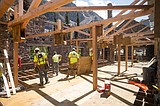 Goats, rain, snow and fire: stories from the Sperry rebuild