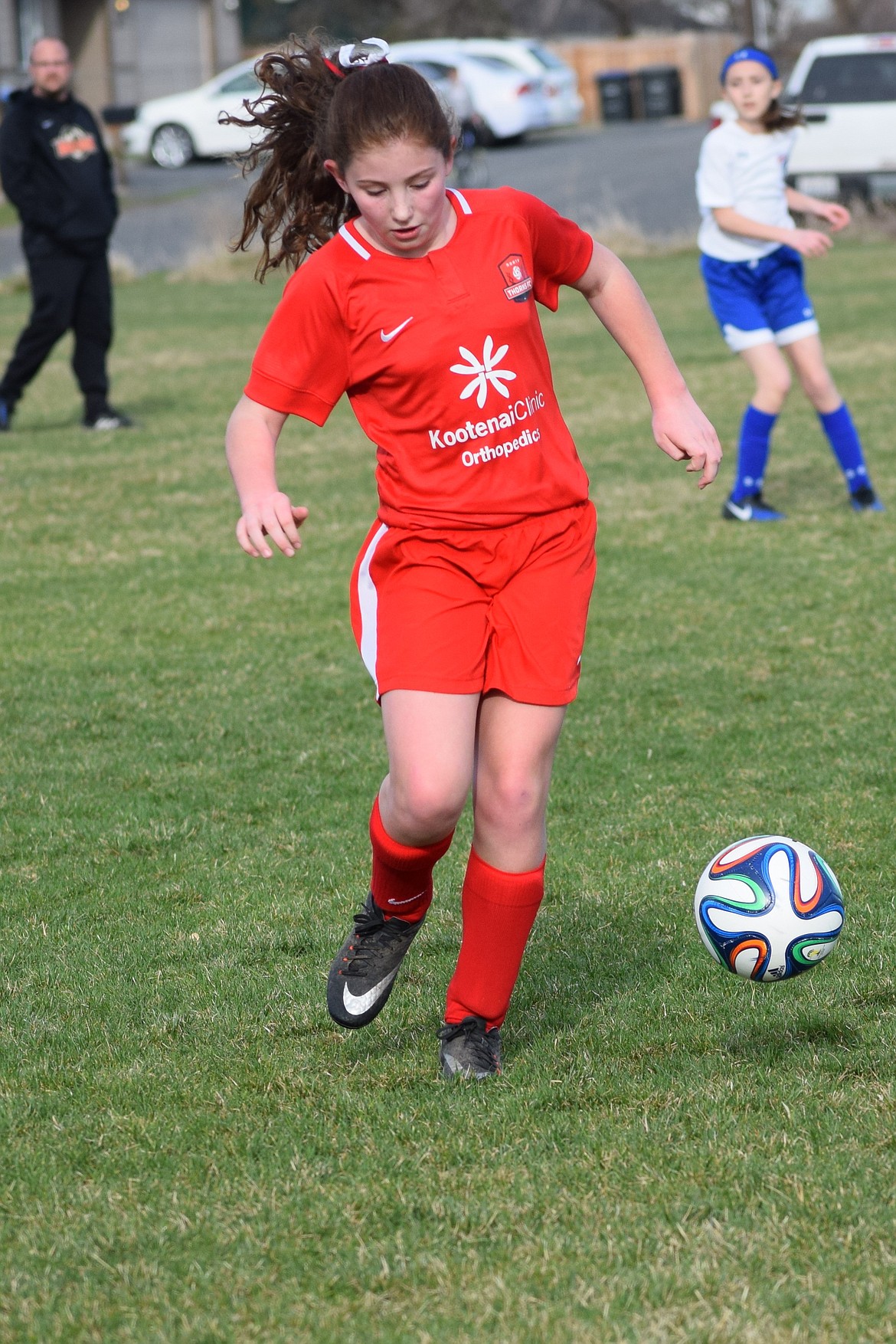 Courtesy photo
Evelyn Bowie held the line on defense and helped the Thorns North FC 07 Girls Red soccer team to a 1-0 victory against Wenatchee G07 Chandler on April 6.