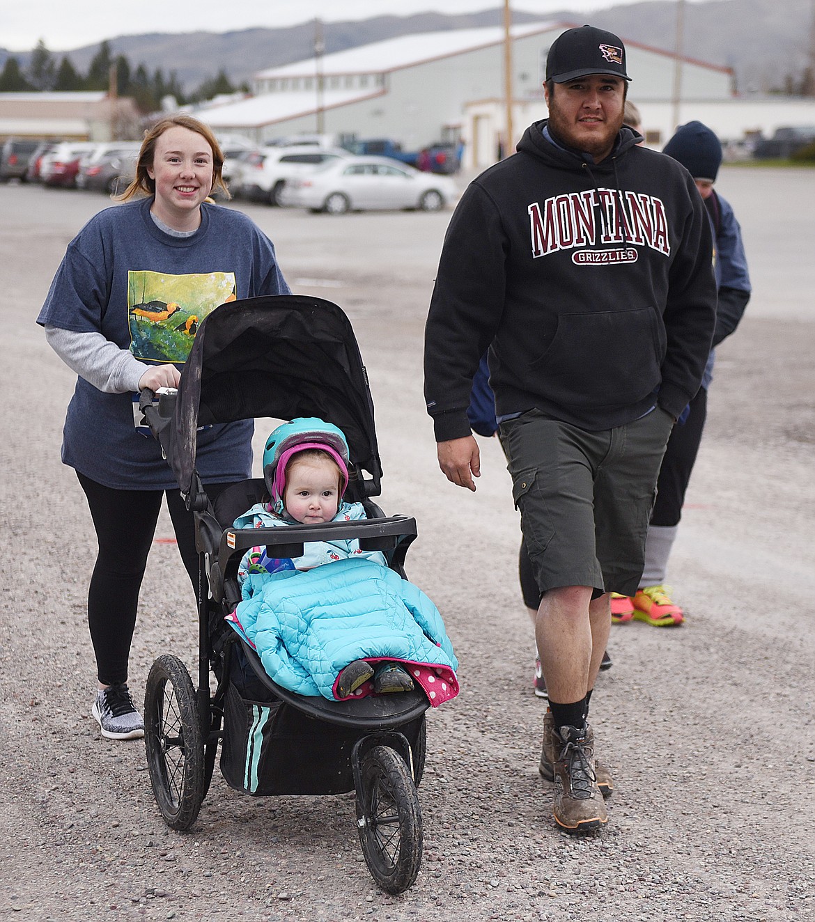 LEON AND Amelia Wieder were accompanied by their 2-year-old daughter Darcy at the start of the Buttercup Run&#146;s 10K walk. They entered the run last year as well.