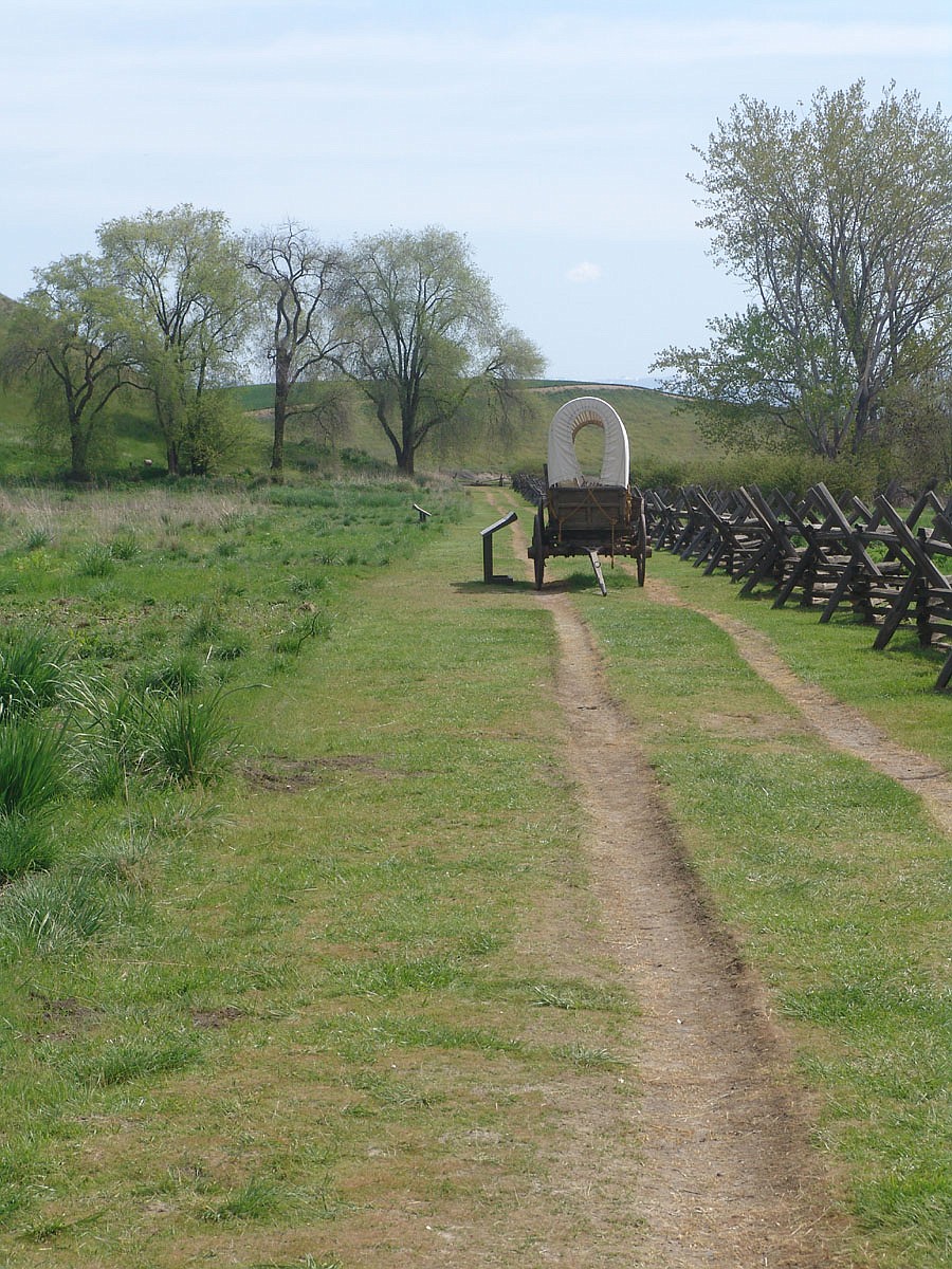 NATIONAL PARK SERVICE
The Oregon Trail at Whitman Mission National Historic Site, Walla Walla, Wash., where the massacre took place.