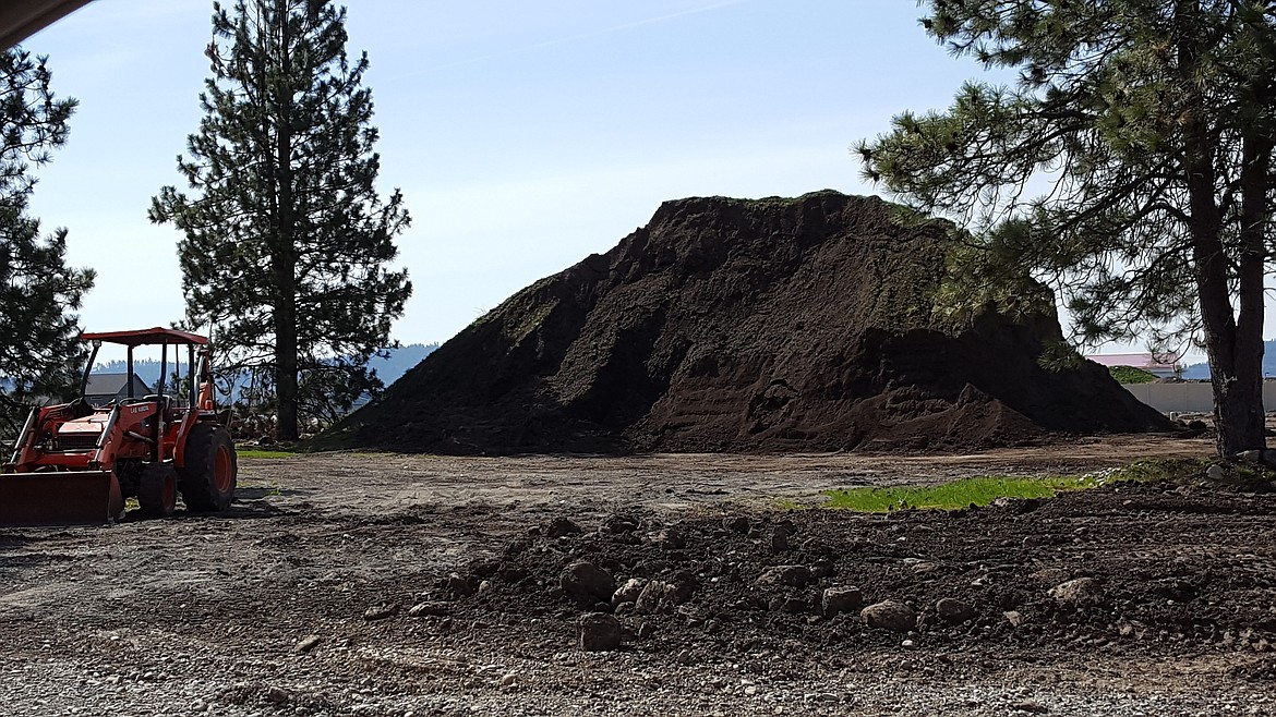 Photo by TYLER WILSON
Dirt is moving in the new Wheelbarrow Estates subdivision in Post Falls.