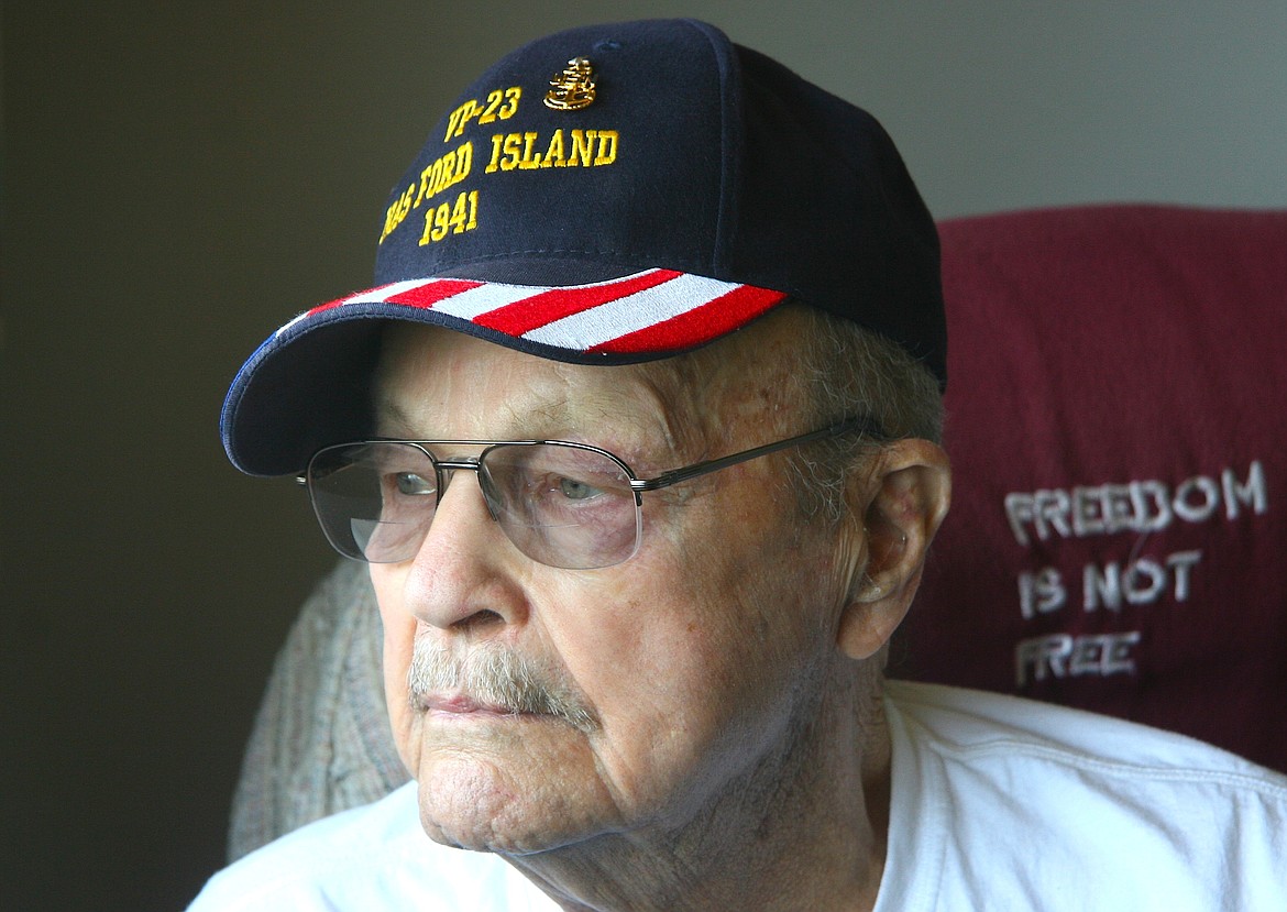 BRIAN WALKER/Press file 
Pearl Harbor survivor Charlie Imus, of Post Falls, said he&#146;ll never forget how the two men on each side of him in an alphabetical line were called to Wake Island during World War II and he wasn&#146;t. One died during a
subsequent battle and the other became a prisoner.