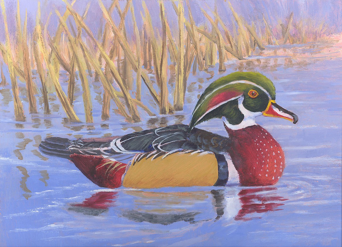 Christy Wilson of Eureka received first place in the seventh- through ninth-grade division for the state Junior Duck Stamp Contest.