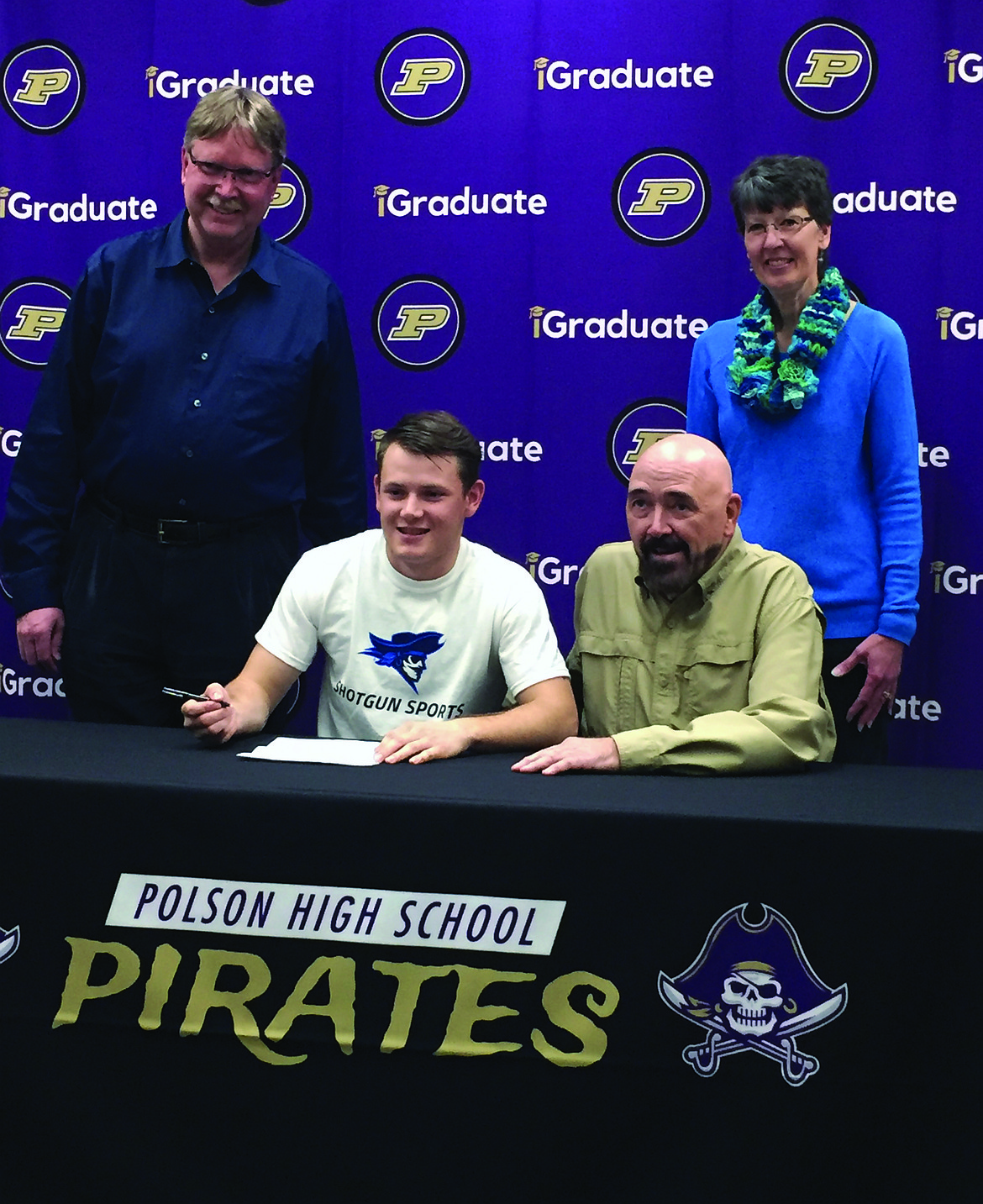 POLSON HIGH School student Andrey Baeur signs with Iowa Western Community College as he looks to further his education at the institution in Council Bluffs, Iowa.