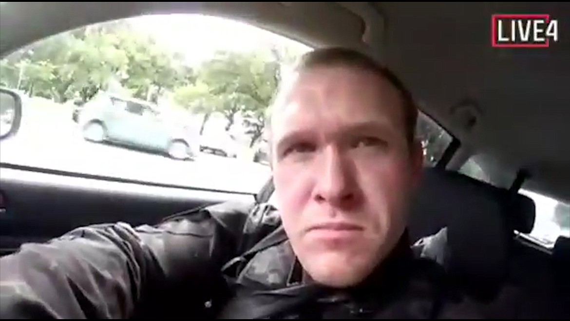 Alleged Christchurch shooter Brenton Terrant, who is accused of murdering 50 worshippers in two New Zealand mosques March 15. (Photo courtesy Associated Press)