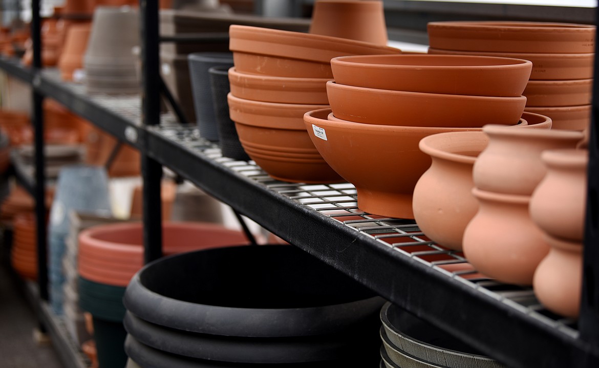 Detail of some of the pots and planters available at Plant Land in Evergreen.(Brenda Ahearn/Daily Inter Lake)