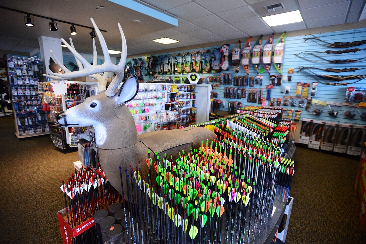 Archery supplies and gear for every level of archer inside Flaming Arrow Archery in Evergreen.
