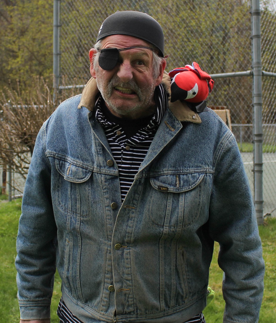 PIRATE DON Pickering at the Walk for the Plank fundraiser in Superior on Sunday, April 28.