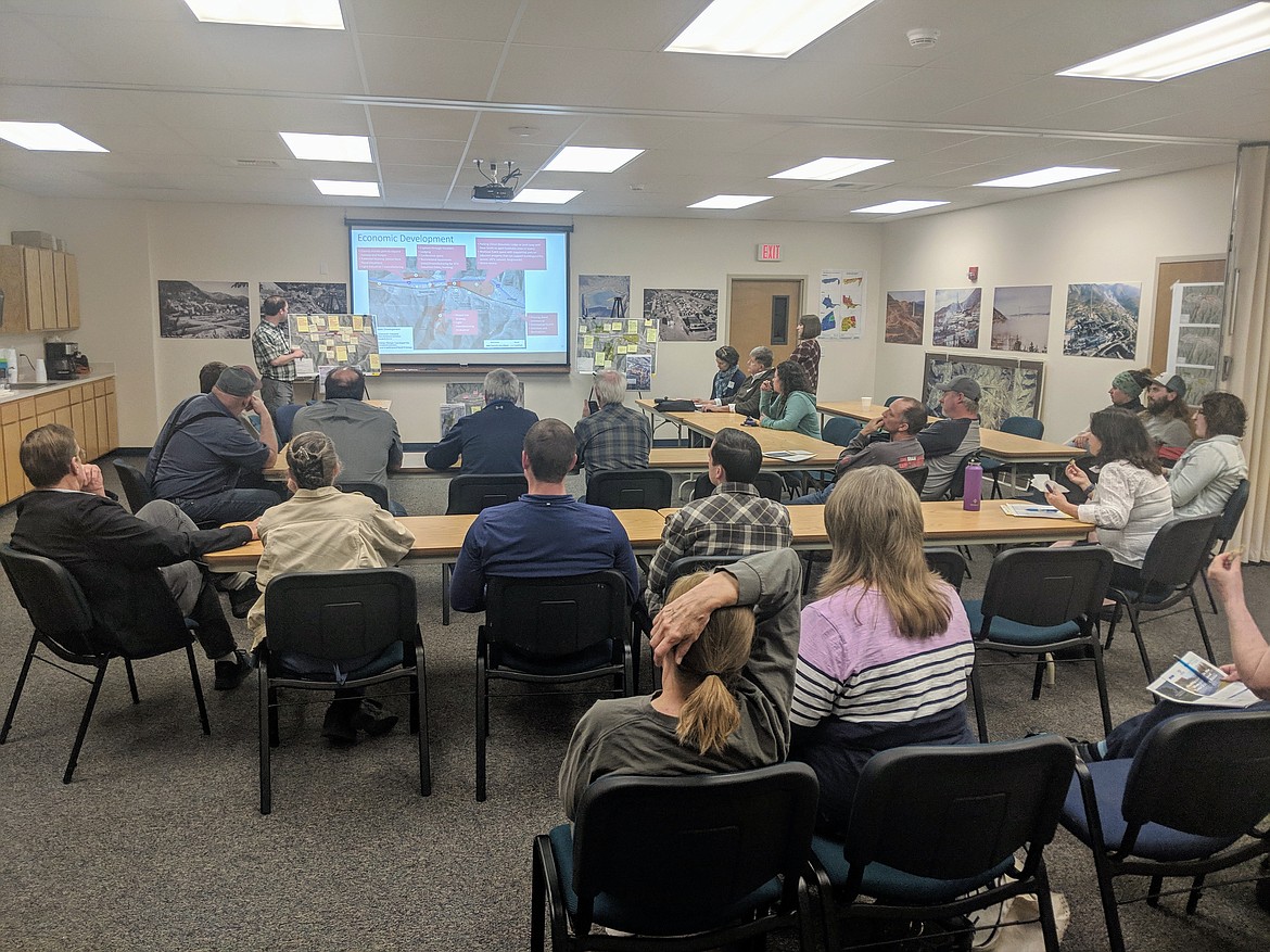 Photo by CHANSE WATSON
Roughly 40 people attended the community forum last week to give their two cents on how some of the remediated superfund land should be used.