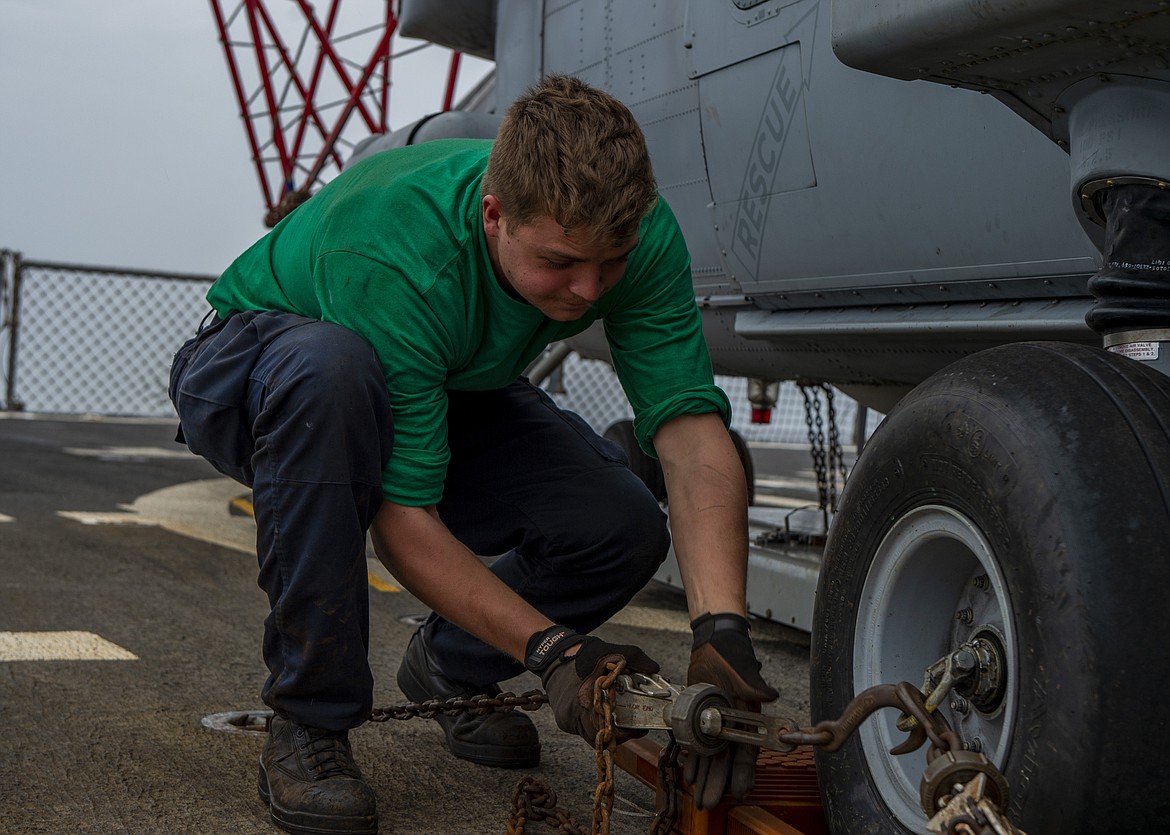 U.S. Navy photo by Mass Communication Specialist Seaman JASON WAITE
Aviation Electronics Technician Airman Isaac Zichko