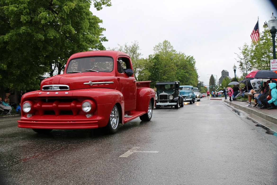 Classic cars make their way down Church Street at a past Lost in the '50s. A fundraiser to benefit the annual event is taking place today at I Saw Something Shiny in downtown Sandpoint.