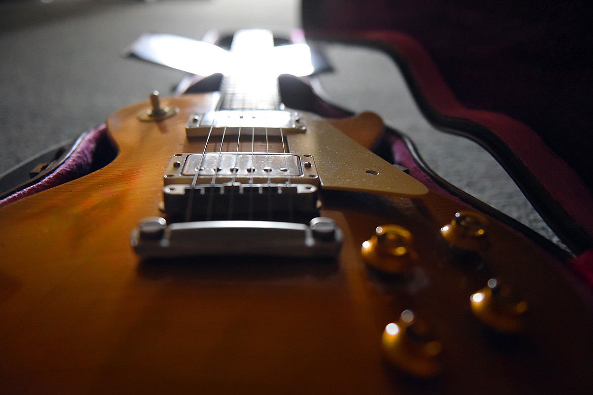 The body of a Gibson Custom Shop 60th Anniversary Heavy Aged '57 Goldtop Les Paul at Roadhouse Vintage Guitars in Bigfork on Thursday. (Casey Kreider/Daily Inter Lake)