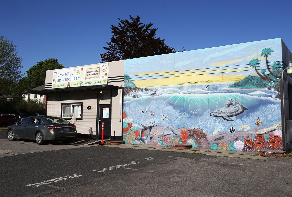 Phase 1 of the project is a remodel of the 420 N. Fourth St. property, which has been occupied by Brad Miles Insurance, into the post's new headquarters and museum. (LOREN BENOIT/Press)