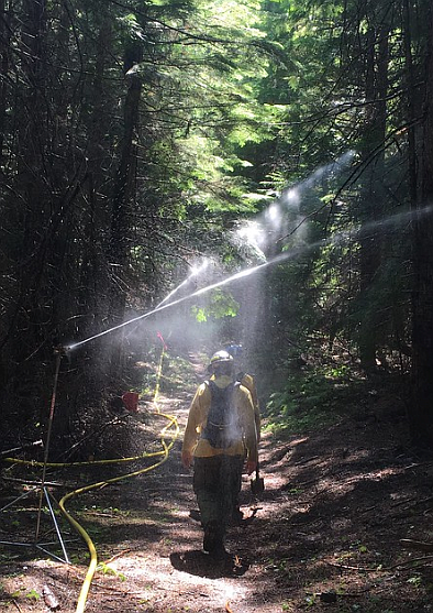 (Photo Courtesy of USFS)Firefighters take control of the North Fork-Hughes Fire of 2017. Idaho Congressman Russ Fulcher co-sponsored the Resilient Federal Forests Act of 2019, a bill he says would help prevent catastrophic wildfires.