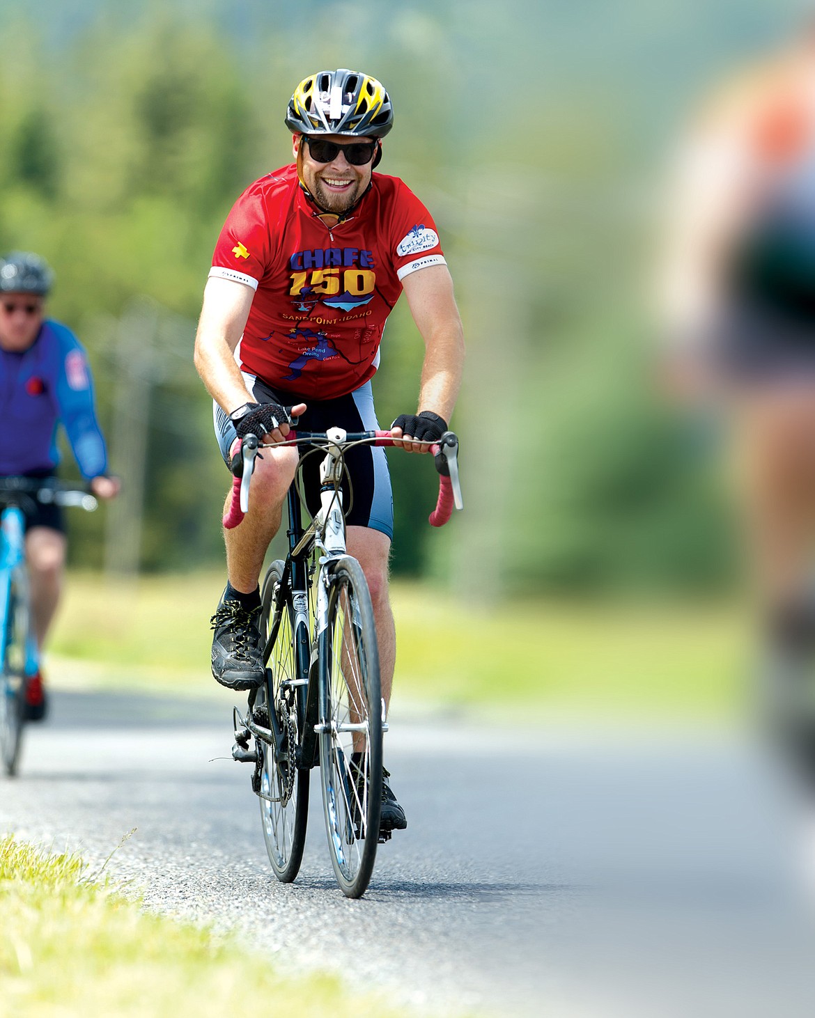 (Photo courtesy JASON DUCHOW PHOTOGRAPHY)A rider takes part in a past CHAFE 150 Gran Fondo bicycling event. As rider interest and national press attention both build momentum, the organizers have branched out from the historical 30-, 80- and 150-mile CHAFE rides to include new routes for 2019.