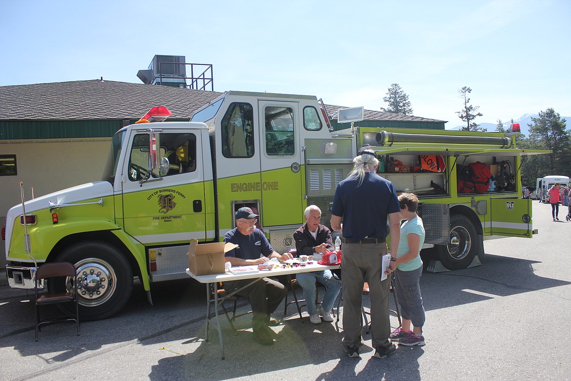 Photo by TANNA YEOUMANS
Each booth was oversaw by local emergency response personnel that answered questions and informed the public on what they do.