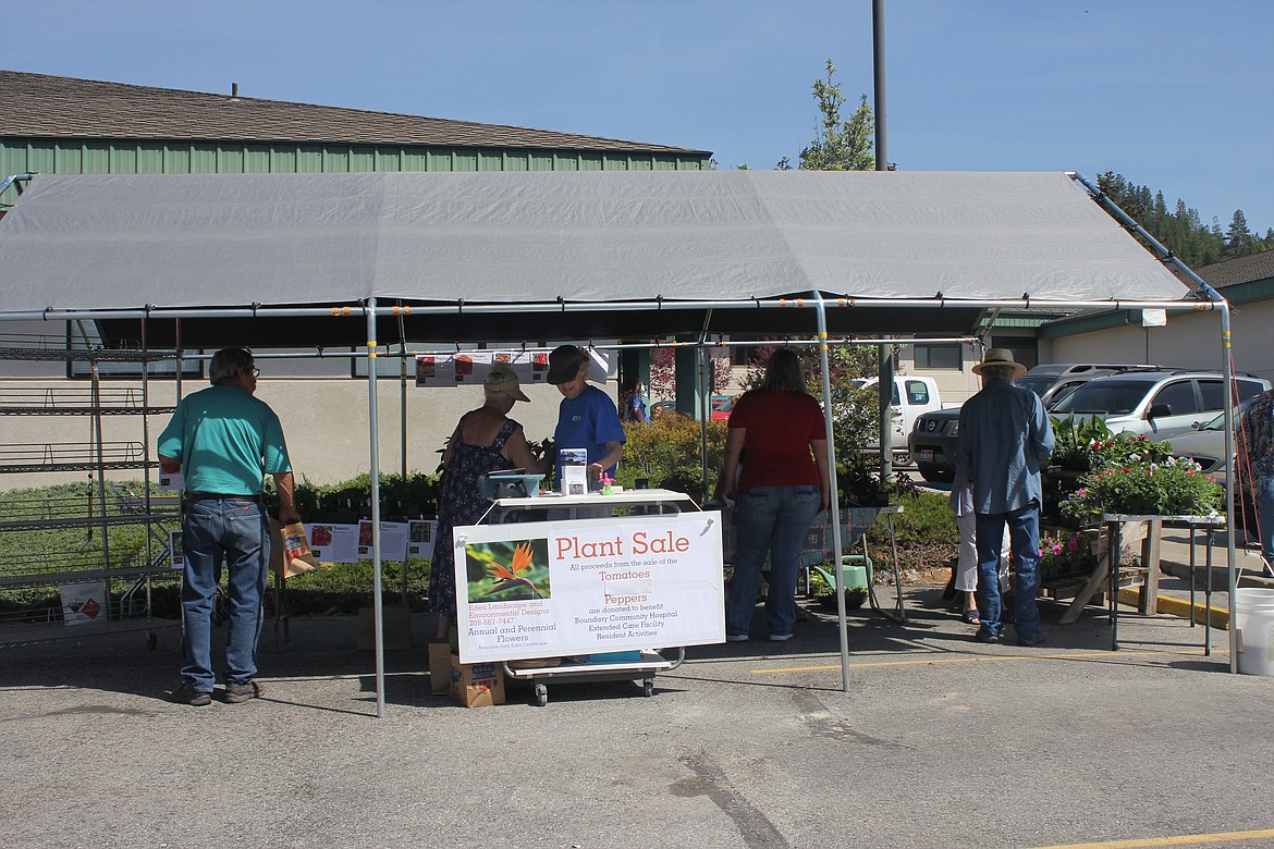 Photo by TANNA YEOUMANS
The plant sale brought in a record number of sales going back towards the live in residents.