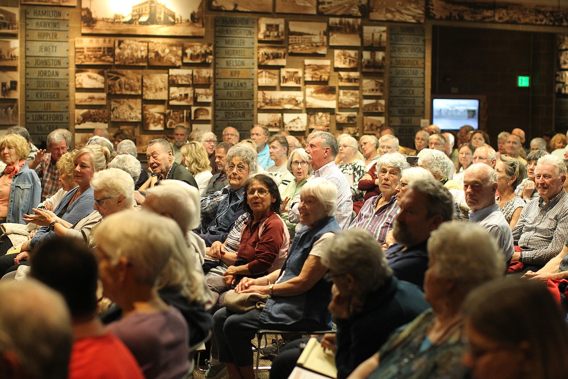 A crowd of 188 people filled the Coeur d&#146;Alene Library to listen to Dr. David Adler speak about Constitutional conservatism. (Photo by Craig Northrup/Coeur d&#146;Alene Press)