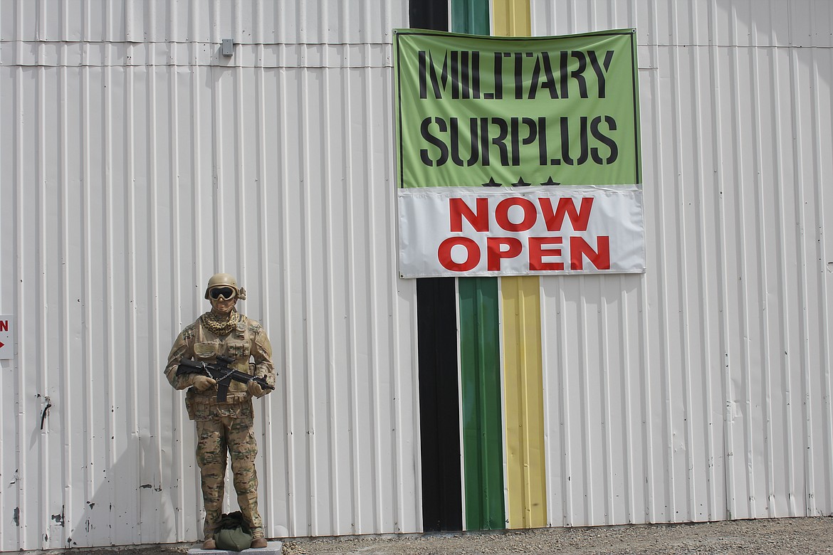 Photo by TANNA YEOUMANS
The Army surplus store fills a niche in Bonners Ferry with their variety of wares.