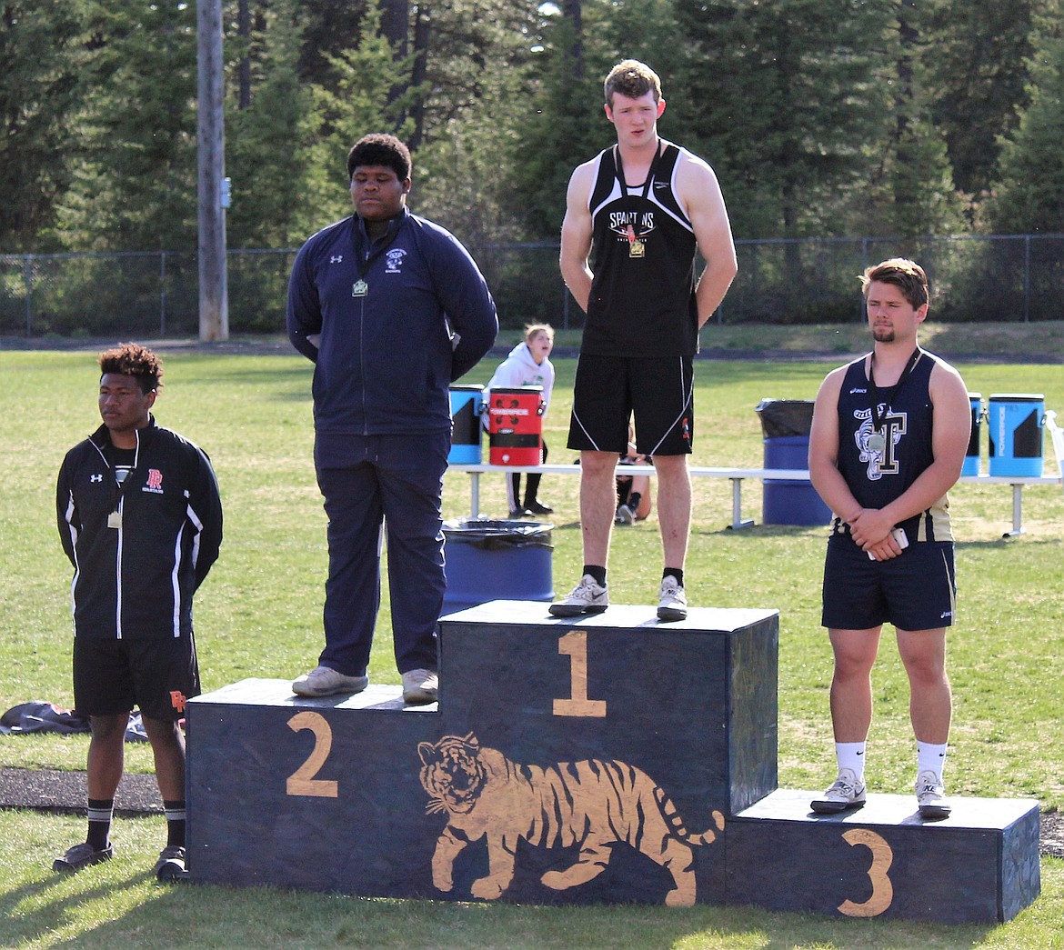 Photo by TERESA RAE
Quinn Tucker on the finalists podium.